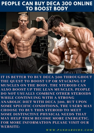 People Can Buy Deca 300 Online To Boost Body