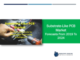Substrate-Like PCB Market to grow at a CAGR of 27.94% (2018-2024)