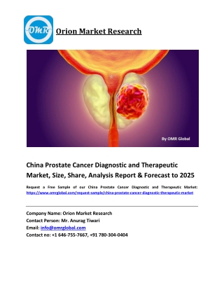China Prostate Cancer Diagnostic and Therapeutic Market Trends, Size, Competitive Analysis and Forecast 2019-2025