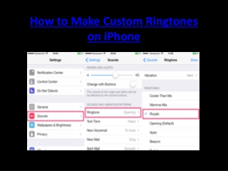 How to Make Custom Ringtones on iPhone