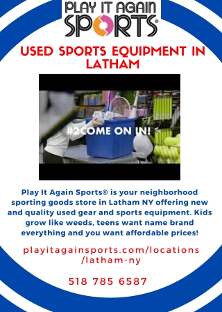 Play it Again Sports - Used Sports Equipment