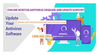 Online Norton Antivirus Upgrade and Update Support