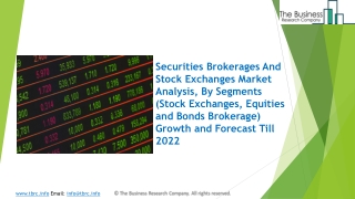 Securities Brokerages And Stock Exchanges Market Industry Trends And Emerging Opportunities Till 2022