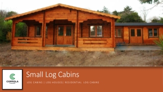 Small Log Cabins - Coppola Cabins