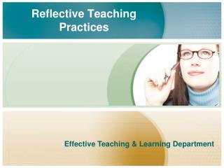 Reflective Teaching Practices