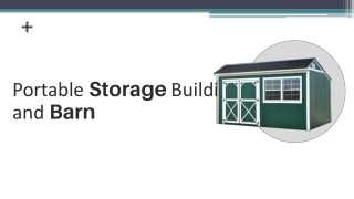 Portable Storage Buildings and Barn in 8X12-16X50 Sizes | Yard Barns