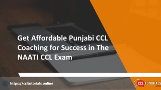Punjabi Coaching: New Addition to Success List of NAATI CCL