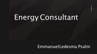 Emmanuel Ledesma Psalm - Energy Consultant