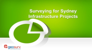 Surveying for Sydney Infrastructure Projects