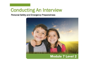 Conducting An Interview