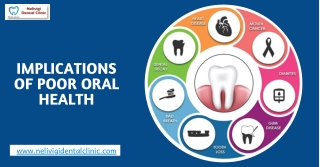 Implications Of Poor Oral Health | Best Dental Treatment in Bangalore