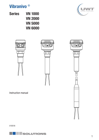 Vibrating fork sensor vibranivo® vn 1030 with tube extension for point level measurement Supplier