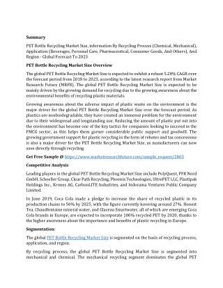 PET Bottle Recycling Market Size