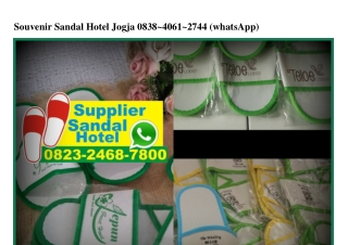 Souvenir Sandal Hotel Jogja 0838–4061–2744[wa]