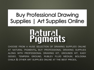 Buy Professional Drawing Supplies | Art Supplies Online