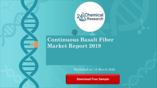 Continuous Basalt Fiber Market Report 2019