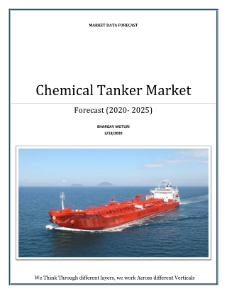 Chemcials tankers market Analysis-2020