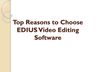 Best Video Editing Software For Your Documentary