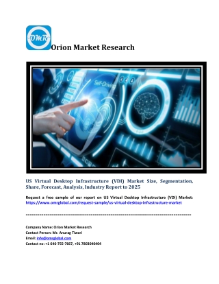 US Virtual Desktop Infrastructure (VDI) Market Size, Share, Trends & Forecast 2019-2025