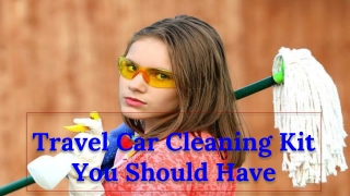 Travel Car Cleaning Kit
