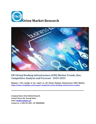 UK Virtual Desktop Infrastructure (VDI) Market Trends, Size, Competitive Analysis and Forecast - 2019-2025