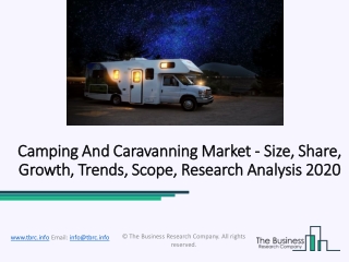 Camping And Caravanning Market Global Research And Development Till 2022