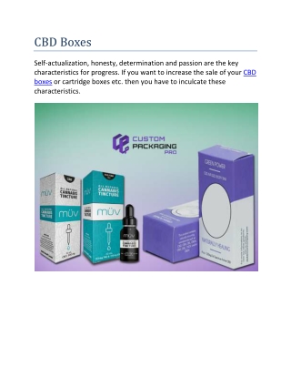 Cbd boxes