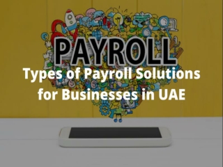Types of Payroll Solutions for Businesses in UAE