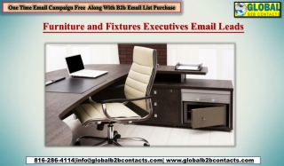 Furniture and Fixtures Executives Email Leads