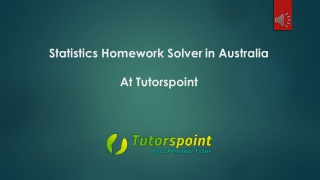 Statistics Homework Solver in Australia
