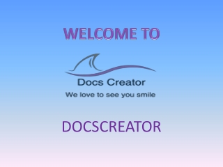 Docscreator – Online Commercial Lease Agreement