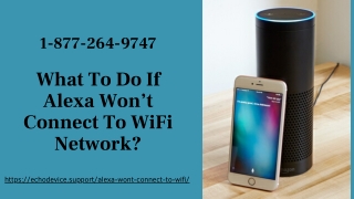 Alexa Won’t Connect to WiFi Fixes  1 8772649747 Alexa WiFi Setup Quickly