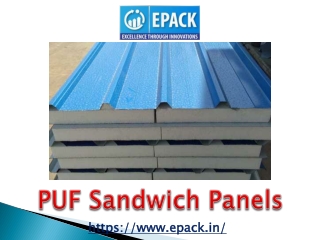 PUF Sandwich Panels– EPACK
