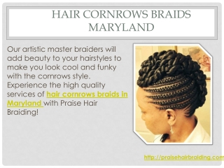 Hair Cornrows Braids Maryland