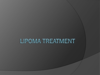 Best Lipoma Removal Treatment