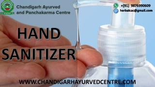 Herbal Hand Sanitizer by Chandigarh Ayurved Centre