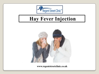 Hay Fever Injection