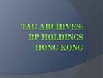 bp holdings hong kong madrid economy articles : TAG ARCHIVES