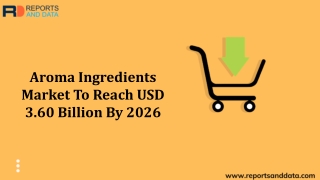 Aroma Ingredients Market Key Vendors, Future Scenario Forecast to 2026