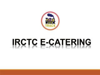 Order Food Online On Trai In Journeys With IRCTC eCatering
