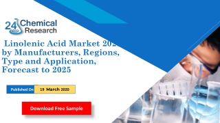 Linolenic Acid Market 2020 by Manufacturers, Regions, Type and Application, Forecast to 2025
