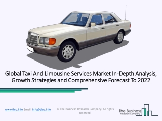 Global Taxi and Limousine Services Market Forecast 2022