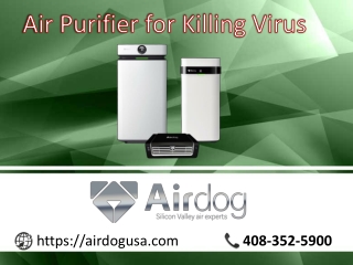 Air Purifier for Killing Virus with latest technology | Airdog USA