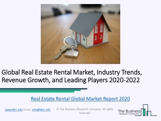 Global Real Estate Rental Market Trends, Outlook and Opportunity Analysis 2020