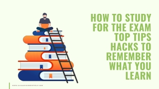How to study for the exam Top Tips | Hacks to Remember What you learn