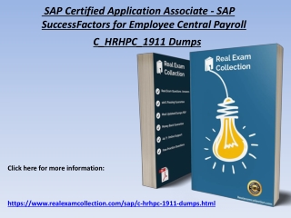 Easy and Guaranteed C_HRHPC_1911 Exam Success - Realexamcollection.com