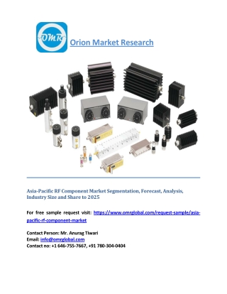 Asia-Pacific RF Component Market Growth, Opportunity, Size, Share and Forecast 2019-2025