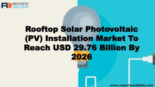 Rooftop Solar Photovoltaic (PV) Installation Market