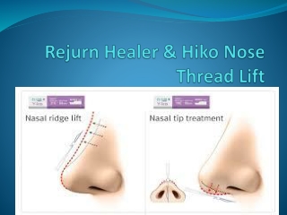 Rejurn Healer & Hiko Nose Thread Lift