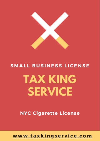 NYC Cigarette License - Small Business License NYC